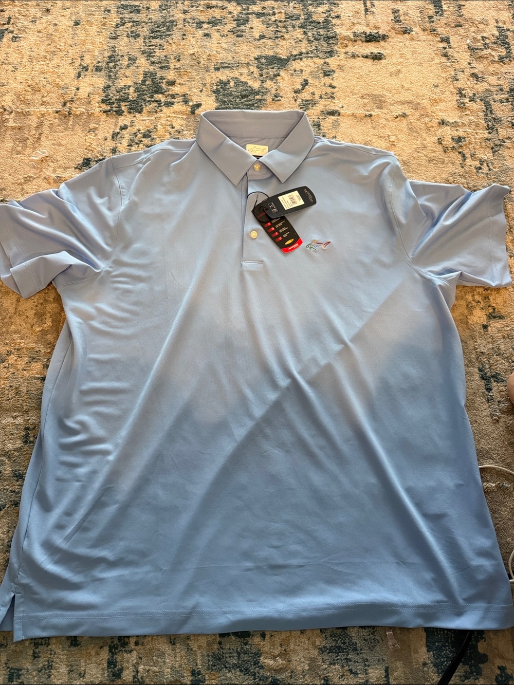 Greg Norman Collection Light Blue Men's Polo Shirt